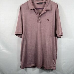Travis Mathew Mauve Polo Shirt 0860